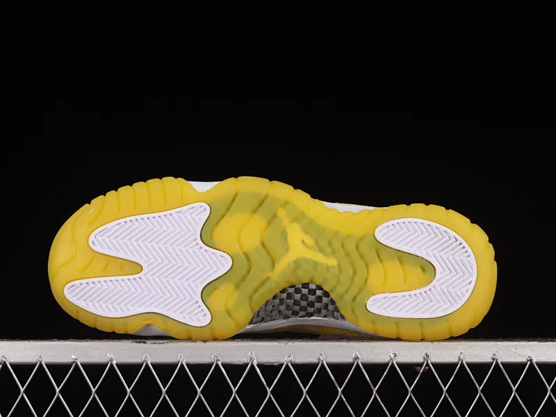All categories Air Jordan Jordan series basketball shoes Air Jordan 11 pure original version Air Jordan AJ11 Low SE "Yellow Snakeskin" AJ11 Joe 11 yellow snake pattern genuine carbon AH7860-107